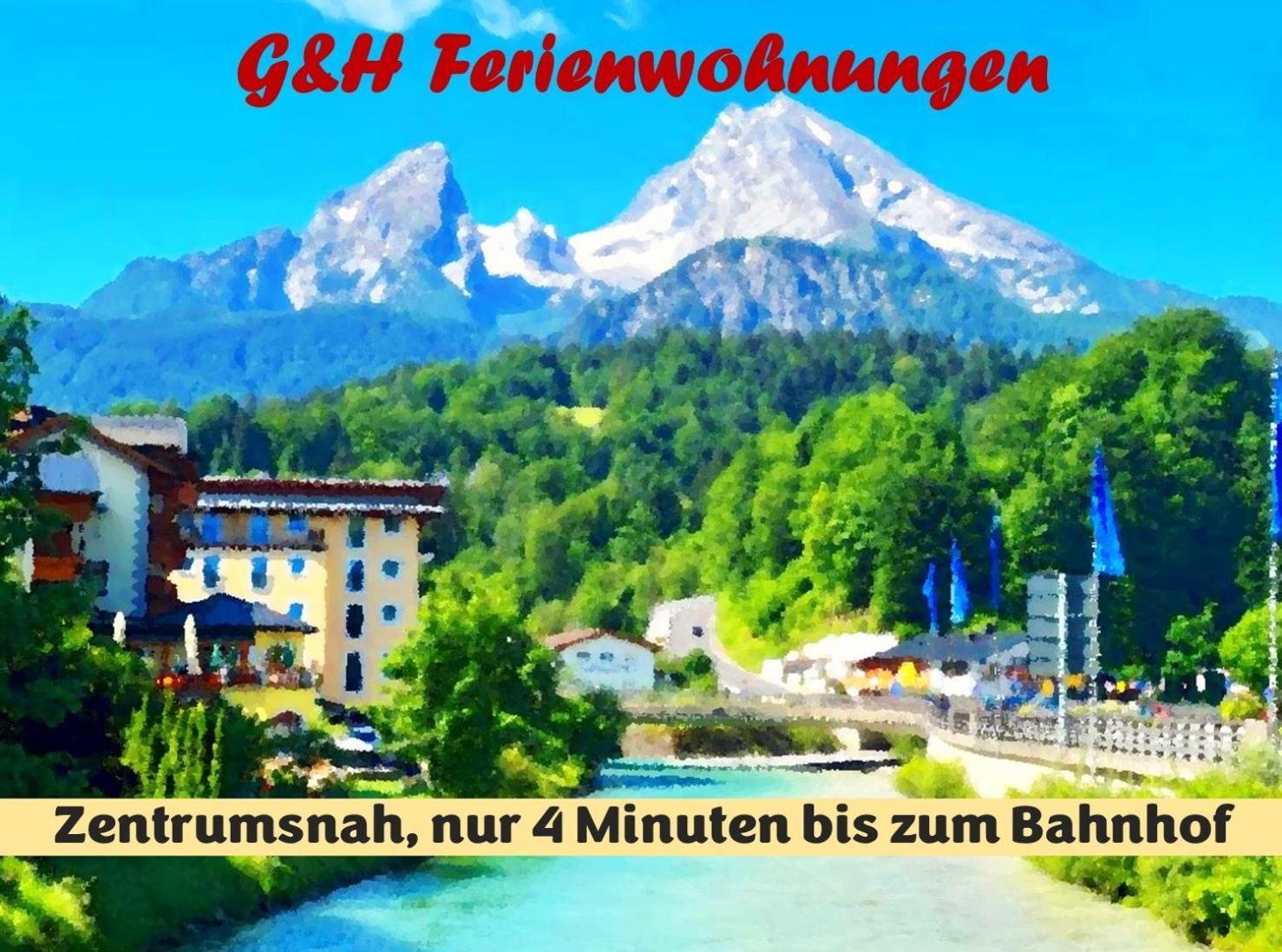 G & H Ferienwohnungen Appartement Almrausch Berchtesgaden Exteriér fotografie